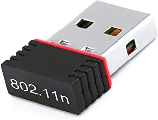 150Mbps USB WiFi Adapter ، محول بطاقة الشبكة اللاسلكية WiFi Dongle لأجهزة الكمبيوتر المحمول المكتبية Windows 10 8 7 MAC OS Raspberry Pi / Pi2