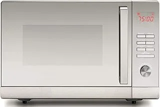 Black Decker 30l lifestyle microwave oven with grill mirror finish silver - mz30pgss-b5 - (international warranty)