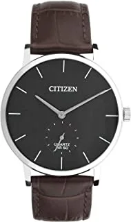 Citizen Watch for Men, Automatic Movement, Analog Display, Brown Leather Strap-BE9170-13H