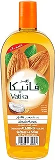 Vatika Naturals Almond Enriched Hair Oil 45 ml | Coconut & Sesame | Softens & Shines Dry & Frizzy Hair