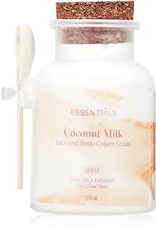 Coconut Milk Face and Body Scrub