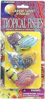 Wonder World of Nature Fish Shaped Miniature Animal Figures - 6 Pieces