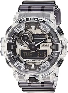 Casio G-Shock GA-700SK-1ADR Resin Band Unisex Analog-Digital Watch - Clear