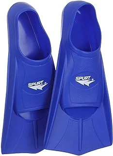 SPURT Silicone Swimming Fins Size 33-34 Dark Blue