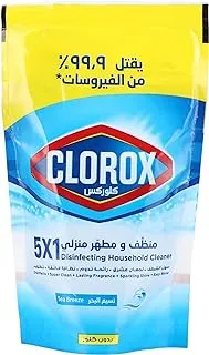 Clorox 5X1 Disinfecting Household Cleaner Pouch Pouch, Sea Breeze - 200 ml