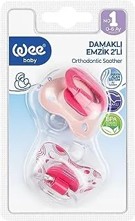 Wee Baby Double Orthodontic Soother0-6 (165) assorted shapes