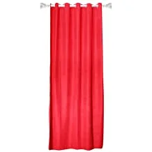 Penguin Modern Solid Curtain Plush - 140*250 - Red 1.00 Piece