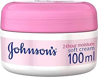 JOHNSON’S, Body Cream, 24 HOUR Moisture, Soft, 100ml