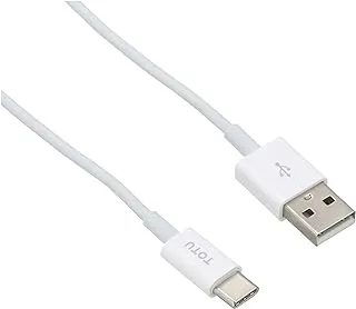 Totu t-btb001wh type c usb charging and data transfer cable - white