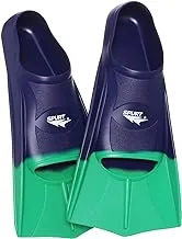 SPURT Silicone Swimming Fins Size 41-42 Green and Navy