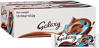 Galaxy Fruit & nuts 36 gm - 12 pieces