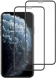 2-Pack متوافق مع iPhone 11 Pro Max 6.5INCH واقي شاشة تغطية كاملة