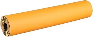 Generic Yoga Mat for Yoga Training - Orange and Black