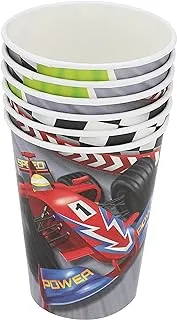 Party grand prix paper cups set, 854237/6 multi color set of 6