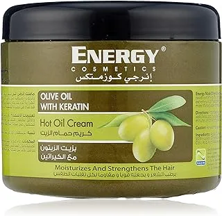 Energy Cosmetics Olive Oil Extract Hot Oil Cream with Keratin, 500ml