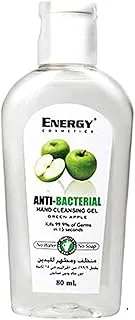 Energy Cosmetics Anti-bacterial Hand Cleansing Gel 80 ml , Green Apple , 3431354