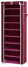 Al Masa Shoe Cabinet 10 Layers - Red