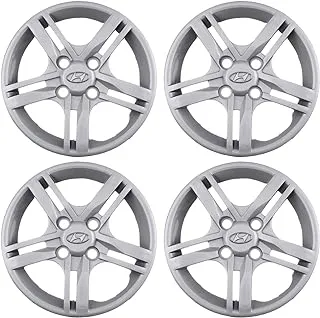 Full Rim Cover Set, 13in Aerodynamic 4 Pcs Lightweight - Verna - Silver