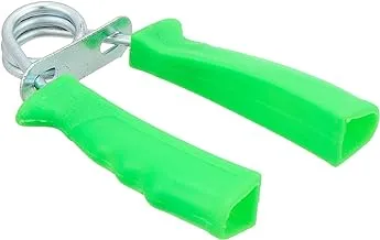 Generic Hand grip strengthener, hand grip with plastic handle - green and silver