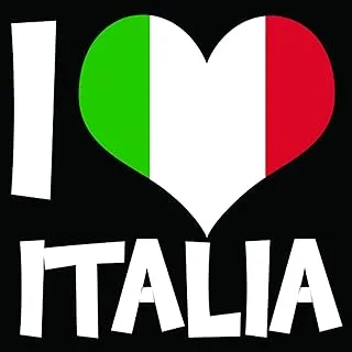 Solo E433 Italia Car Sticker, 15x15 cm - Multi Color