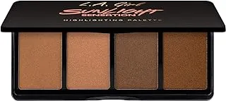 L.A. Girl Fanatic highlighter palette sunlight sensation