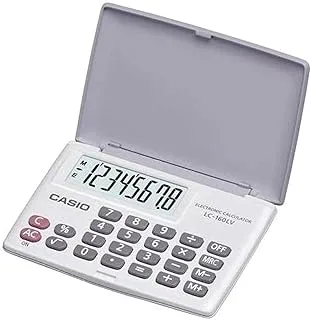 CASIO LC-160LV-WE Portable Practical Calculator