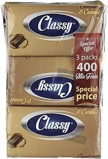 Classy Sterilized Facial Tissues - 400 Tissues, Pack of 3