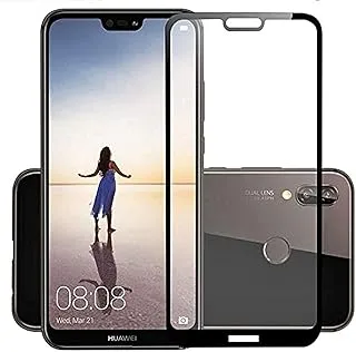 Huawei P20 Lite (Nova 3E) Full Cover 3D Tempered Glass Screen Protector - Black