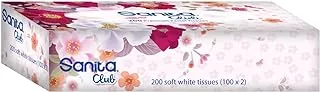 Sanita Club 200 sheet Soft Facial Tissues 1 Piece