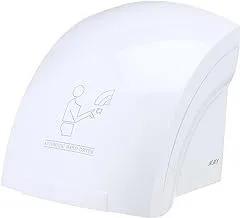 Plastic and Metal Auto Hand Dryer, White