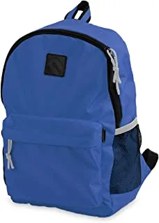 Mintra Unisex School Backpack 2 Pocket, Blue, 15 L ( 34 X 26 X 10 Cm )