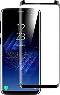 واقي شاشة Trands Ultra Clear 9H Hardness لهاتف Samsung Galaxy S9 مع حافة منحنية ثلاثية الأبعاد وفيلم خالٍ من الفقاعات لهاتف Galaxy S9 5.8 