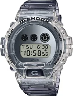 G-Shock Watch for Men, Quartz Movement, Digital Display, Gray Resin Strap (DW-6900SK-1DR (G950)