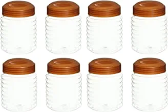 Winner Plast Spices Jar Set, 8 Pieces - assorted color