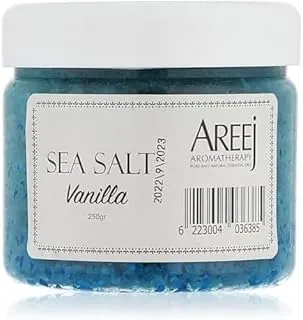 Areej ar 1051 vanilla sea salt, 250 gm