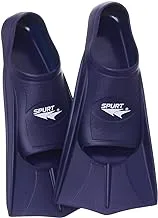 SPURT Silicone Swimming Fins Size 33-34 Navy