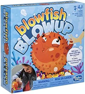 Hasbro Gaming E3255EU4 Blowfish Blowup, Multicolour