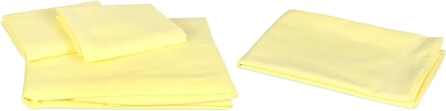 L'Antique Bed Sheet Set, 4 Pieces - 240x260 cm - Yellow