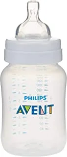 Avent Anti-colic baby bottle 260ml white +1m SCF813/61