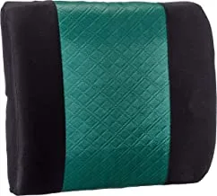 Generic Boom fresh back support cushion for car seat - black and green