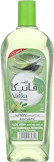 Vatika Naturals Aloe Vera Enriched Hair Oil 180ml | Olive & Henna | Deep Conditioning & Moisturizing for Dry, Lifeless Hair