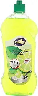 Cleano liquid dish wash with lemon scent - 750 grams