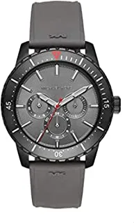 Michael Kors Watch for Men, Quartz Movement, Analog Display, Gray Gray Strap-MK7164