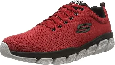 Skechers Skech-Flex 3.0 Tongue Logo Contrast Sole Lace-Up Textile Training Shoes for Men