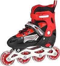 Liveup sports roller skating shoes, medium - multi color