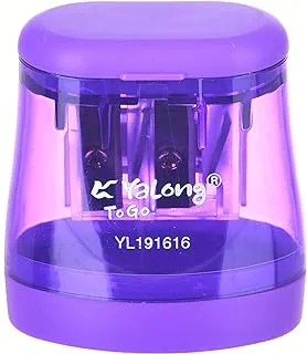 Plastic sharpener 2 eyes with lid yalong no:yl-60_yl191616