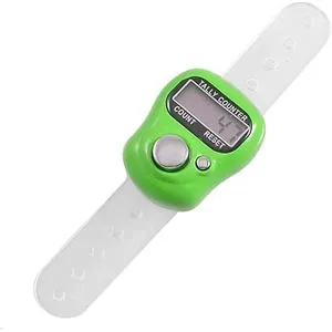 Electronic Counter  Digital Rosary - Green