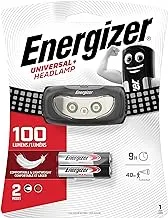 Energizer Led Headlight, Out Door,Hand Free, Champing/Cycling, Universal Plus Led Headlamp - 100 Lumen, Black, HDCU22