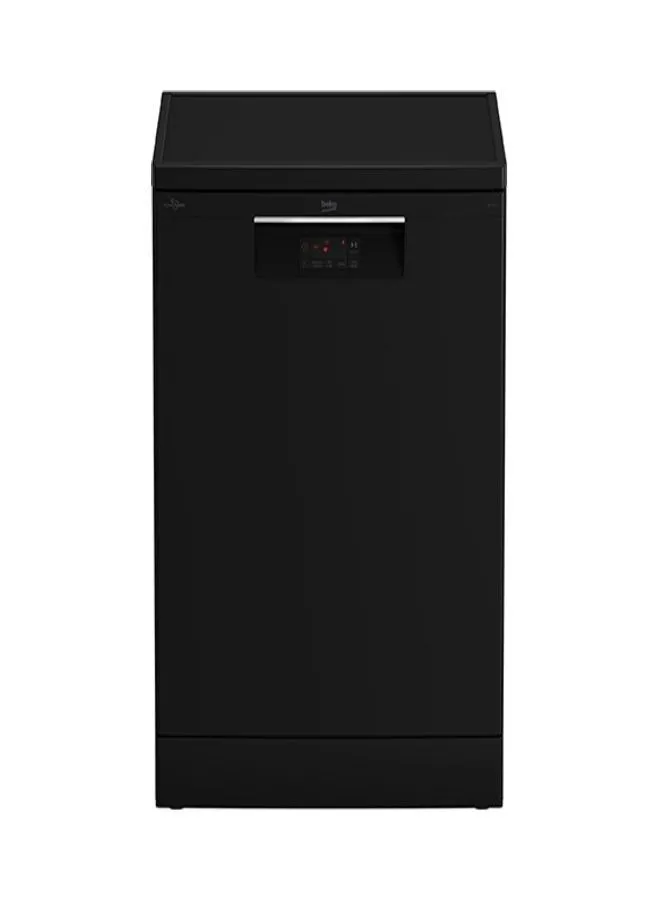 Beko Dishwasher 45 cm 5 program 10 person LED  Display - Half load - time delay -Inv 10 OZ BDFS15020B black