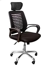 Office chairs - black mesh, mixed material